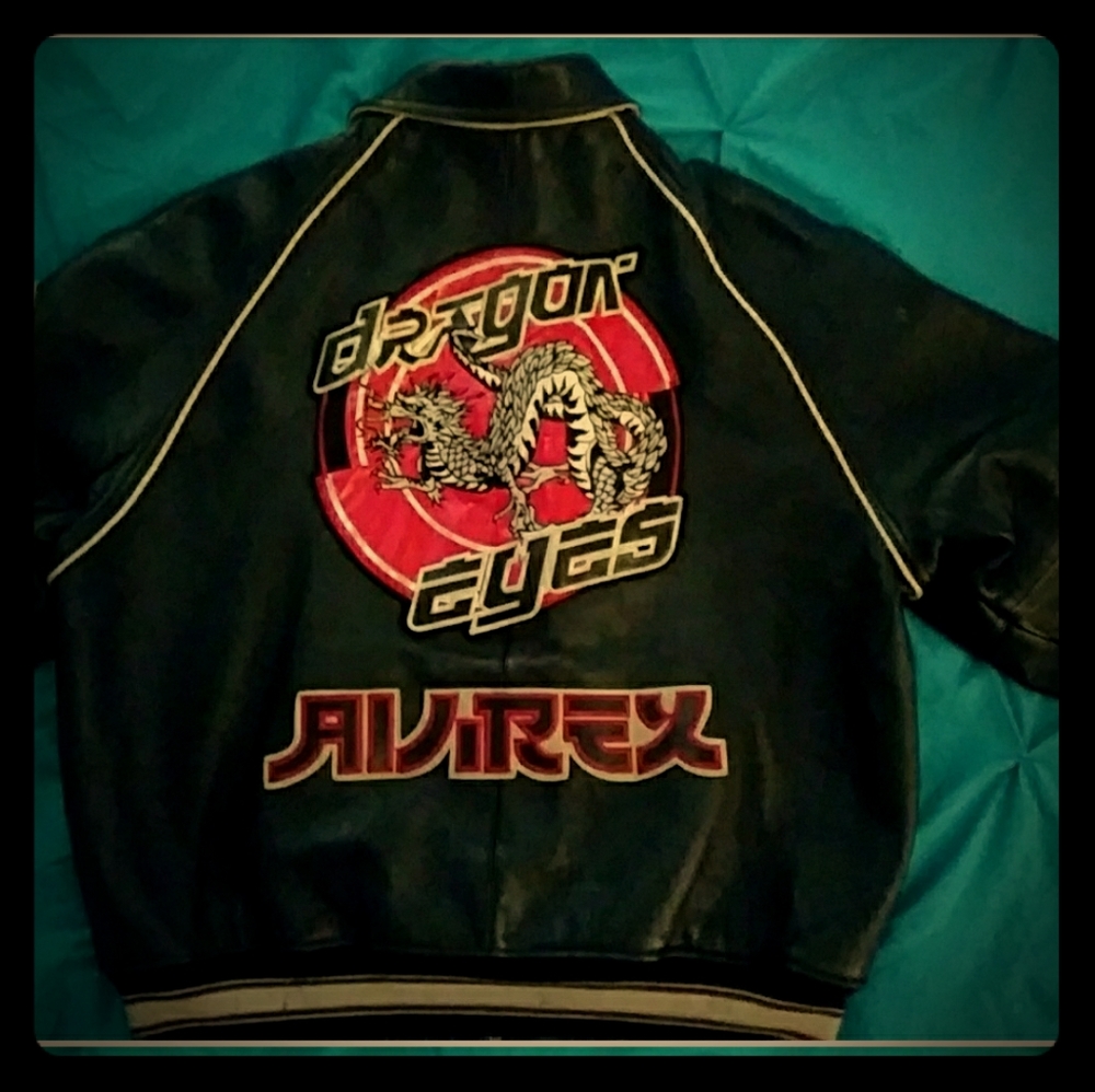Vintage Avirex full leather jacket 90s